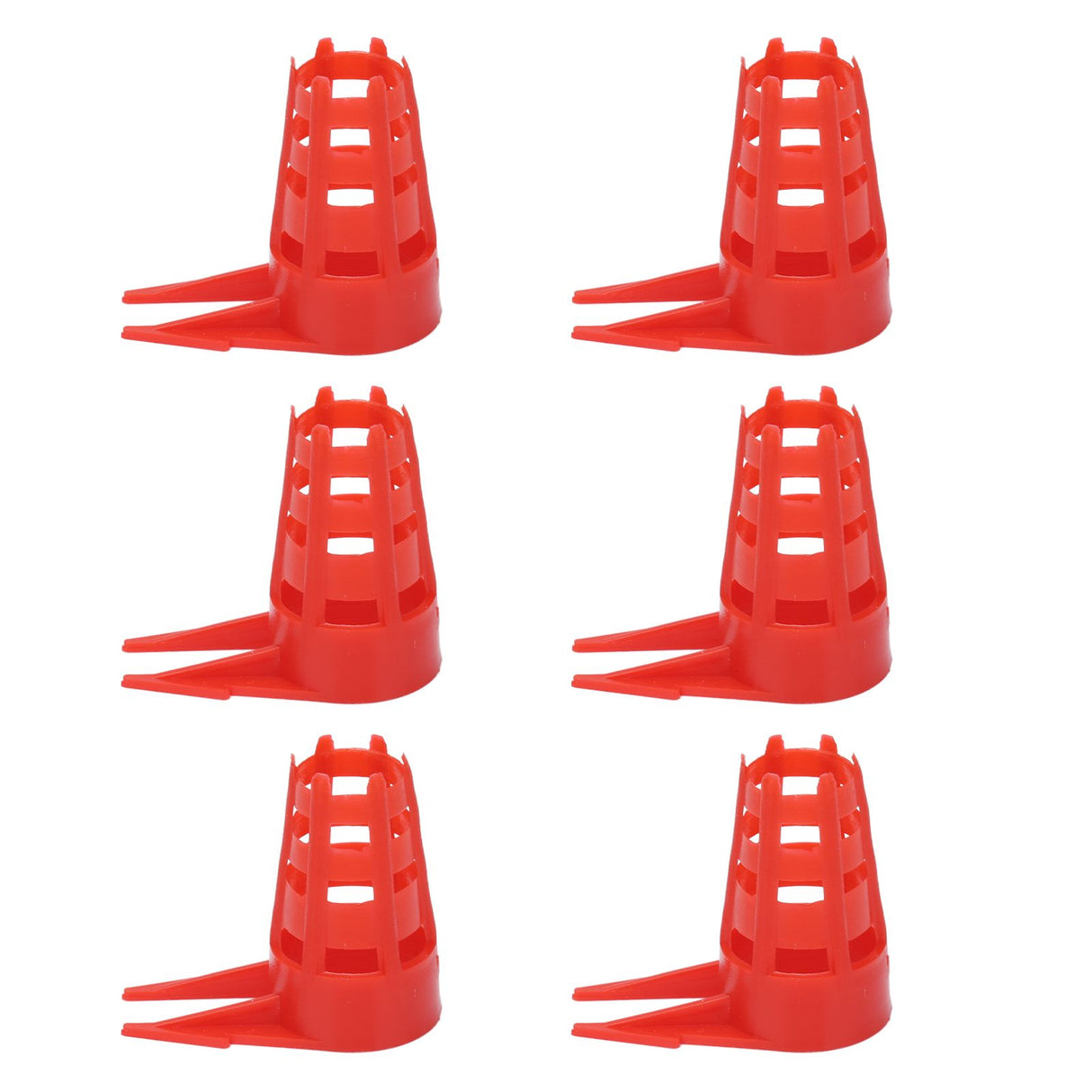 20pcs Queen Bee Cages Small Plastic Protective Safe Bee Cells Cover for Beekeeping Equipment