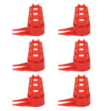 20pcs Queen Bee Cages Small Plastic Protective Safe Bee Cells Cover for Beekeeping Equipment - Top-Down View