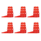 20pcs Queen Bee Cages Small Plastic Protective Safe Bee Cells Cover for Beekeeping Equipment - Rear View