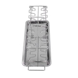 Chicken Wing Leg Rack Stainless Steel Foldable BBQ Rack Portable Grill Holder for Outdoor - Side View