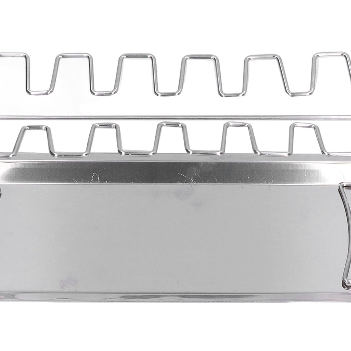 Chicken Wing Leg Rack Stainless Steel Foldable BBQ Rack Portable Grill Holder for Outdoor