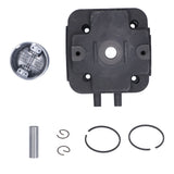44mm Cylinder Piston Kit Wear Resistant Garden Brush Cutter Cylinder Piston Assembly for TJ53E TJ53 - Side View
