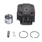 44mm Cylinder Piston Kit Wear Resistant Garden Brush Cutter Cylinder Piston Assembly for TJ53E TJ53 - Top-Down View