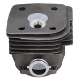 55MM Cylinder Piston Assembly with Spark Plug Pressure Reducing Valve for Husqvarna 385 390 for Jonsered 2186 2188Nikasil - Side View
