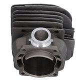 55MM Cylinder Piston Assembly with Spark Plug Pressure Reducing Valve for Husqvarna 385 390 for Jonsered 2186 2188Nikasil - Top-Down View