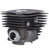 55MM Cylinder Piston Assembly with Spark Plug Pressure Reducing Valve for Husqvarna 385 390 for Jonsered 2186 2188Nikasil