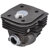 55MM Cylinder Piston Assembly with Spark Plug Pressure Reducing Valve for Husqvarna 385 390 for Jonsered 2186 2188Nikasil - Low Angle