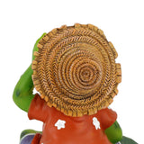 Floating Frog Statue Cute Resin Frog Sculpture Garden Ornament for Outdoor Pond Decoration - Extra Image