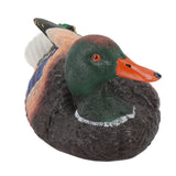 Simulation Water Floating Duck Sculpture Ornament Synthetic Resin Artware Fountain Pond Decoration