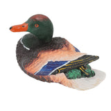 Simulation Water Floating Duck Sculpture Ornament Synthetic Resin Artware Fountain Pond Decoration