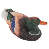 Simulation Water Floating Duck Sculpture Ornament Synthetic Resin Artware Fountain Pond Decoration