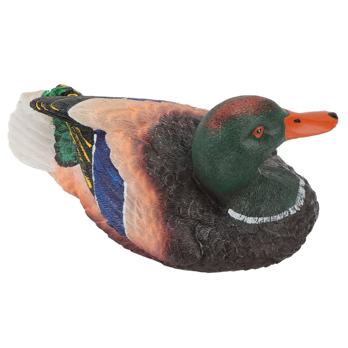 Simulation Water Floating Duck Sculpture Ornament Synthetic Resin Artware Fountain Pond Decoration