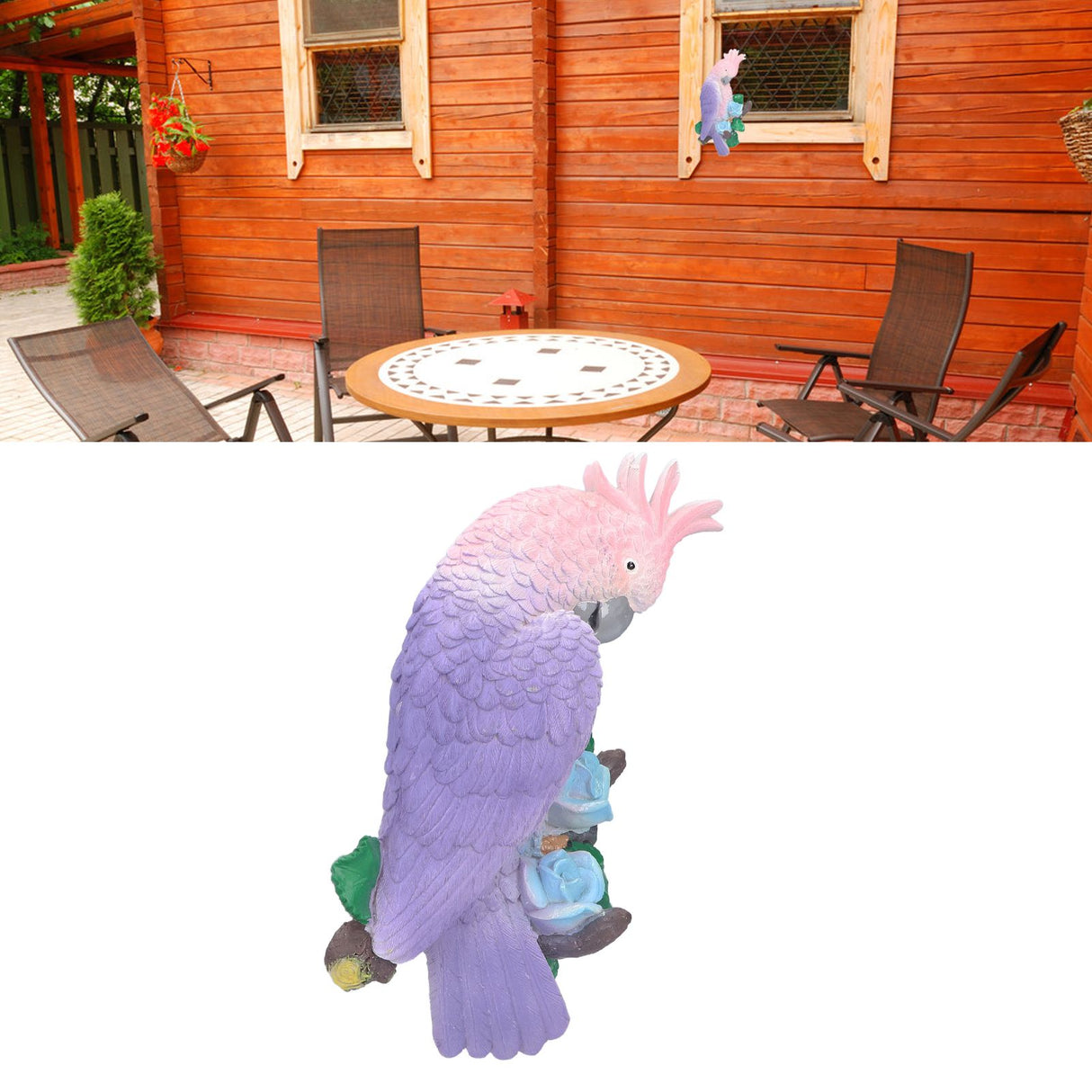 Artificial Bird Exquisite Appearance Fine Workmanship Environmental Friendly Garden Ornaments