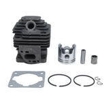 36mm Cylinder Piston Gasket Needle Bearing Set Replacement Fit for TL33/CG330 1E36F Lawn Mower - Front View