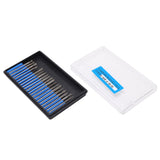 20pcs Rotary Burr Set 3mm Shank Tungsten Steel for Woodworking Carving Polishing Grinding - Rear View