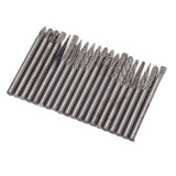 20pcs Rotary Burr Set 3mm Shank Tungsten Steel for Woodworking Carving Polishing Grinding - Extra Image