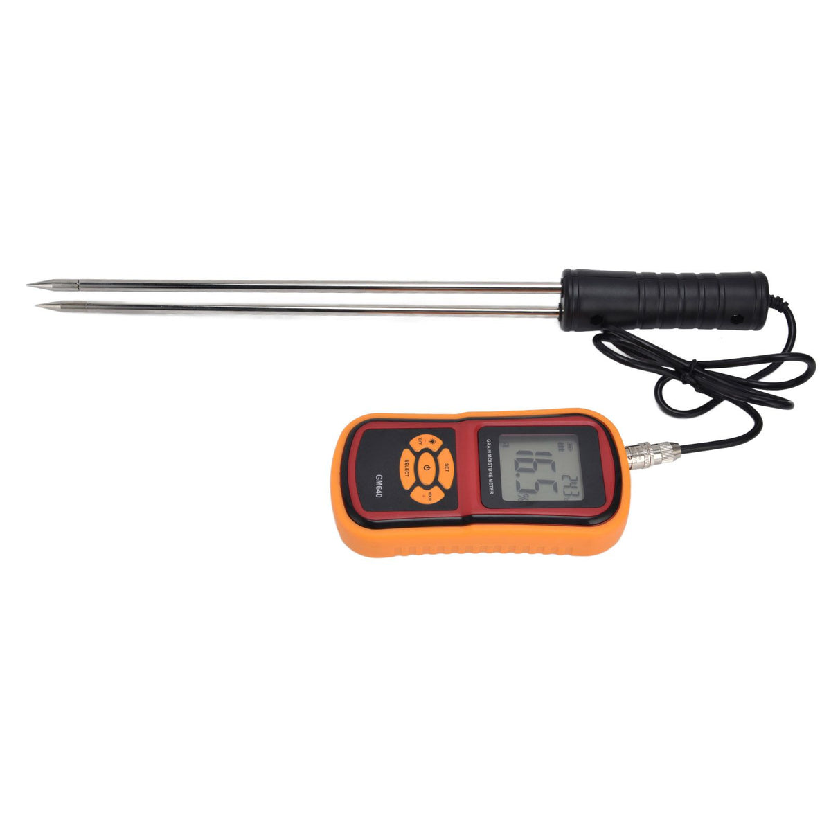 Digital Moisture Detector Portable Grain Moisture Meter LCD Hygrometer Humidity Tester for Wheat Corn Rice
