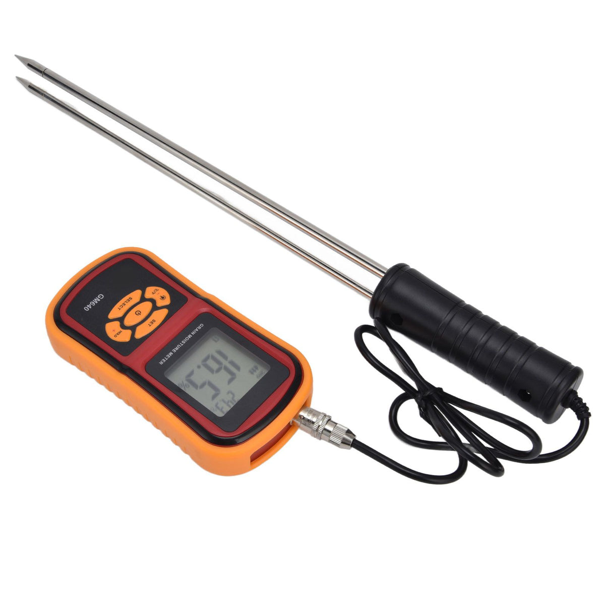 Digital Moisture Detector Portable Grain Moisture Meter LCD Hygrometer Humidity Tester for Wheat Corn Rice