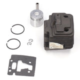 32mm Cylinder Piston Kit Garden Brush Cutter Cylinder Piston Assembly with Gasket for TJ23