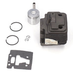 32mm Cylinder Piston Kit Garden Brush Cutter Cylinder Piston Assembly with Gasket for TJ23