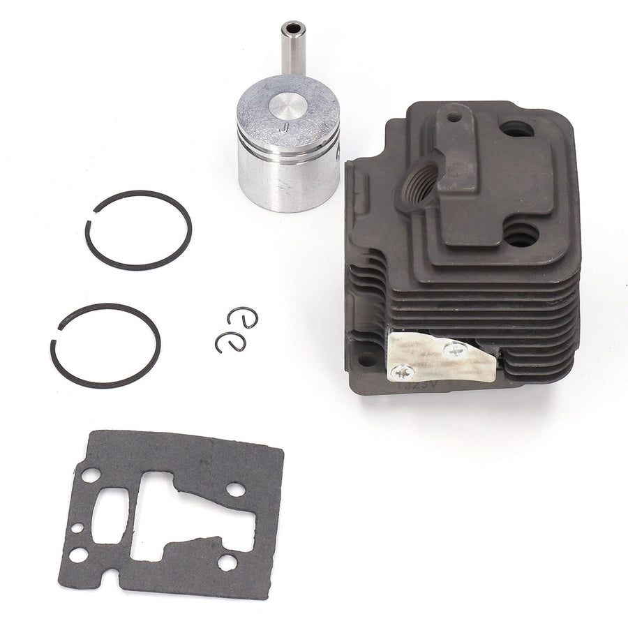 32mm Cylinder Piston Kit Garden Brush Cutter Cylinder Piston Assembly with Gasket for TJ23