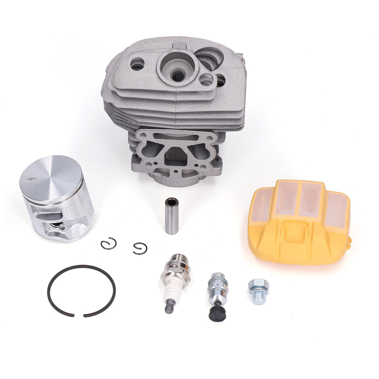 46mm Cylinder Piston Assembly Air Filter Cover Relief Valve Set Fit for Husqvarna 555 560 562 XP Chain Saw