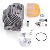 46mm Cylinder Piston Assembly Air Filter Cover Relief Valve Set Fit for Husqvarna 555 560 562 XP Chain Saw