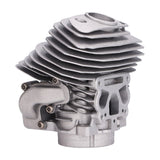 46mm Cylinder Piston Assembly Air Filter Cover Relief Valve Set Fit for Husqvarna 555 560 562 XP Chain Saw - 45-Degree Angle