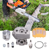 43mm Cylinder Piston Air Filter Kit Chainsaw Cylinder Assembly for Husqvarna 545 550xp