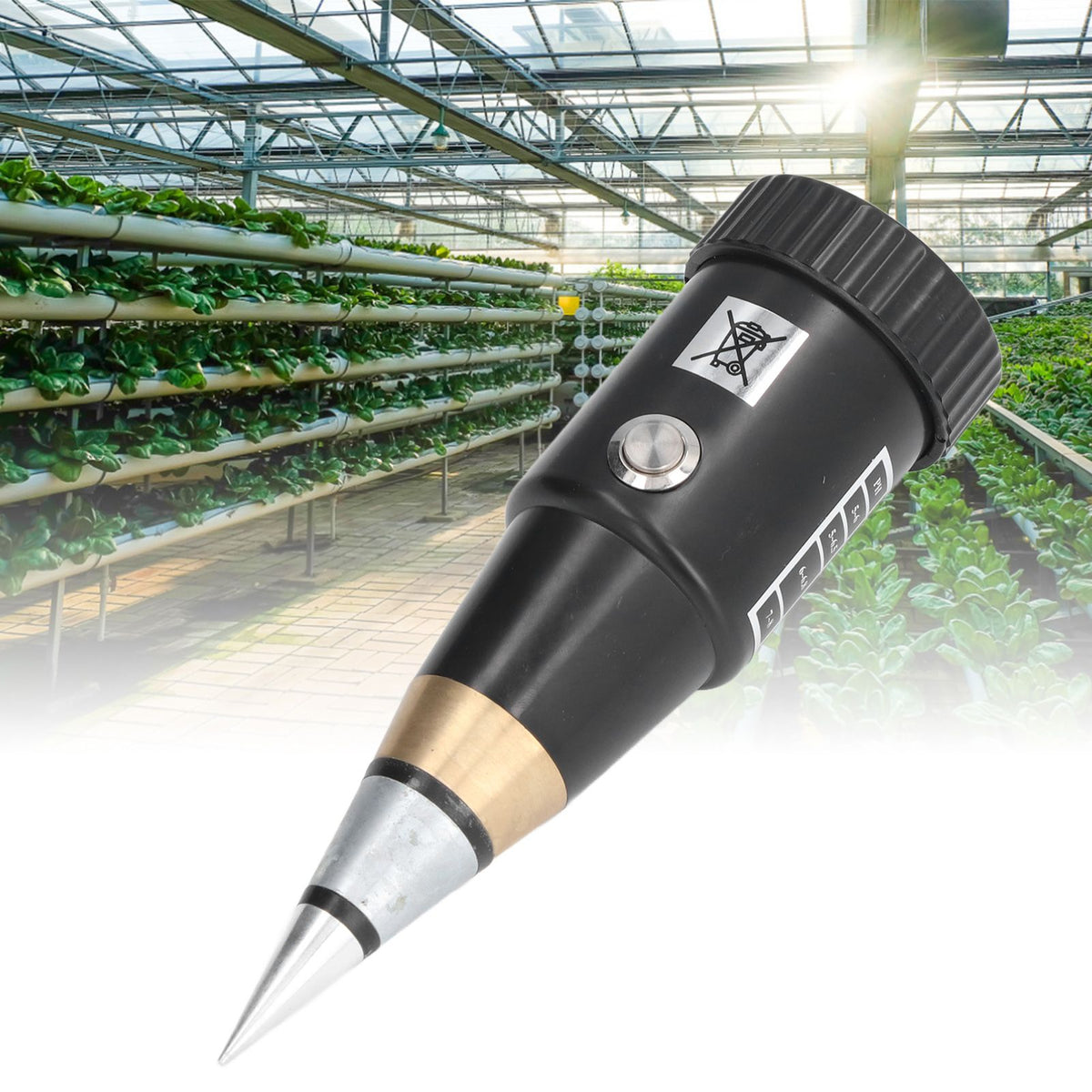 Soil PH Moisture Meter High Accuracy Needle Type 2 In 1 Soil Tester with 3 to 8 PH Range 1 to 8 Moisture Range
