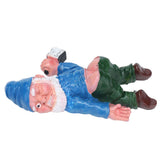 Funny Drunk Gnomes Drunk Gnomes Fairy Miniature Garden Outdoor Decoration Accessories