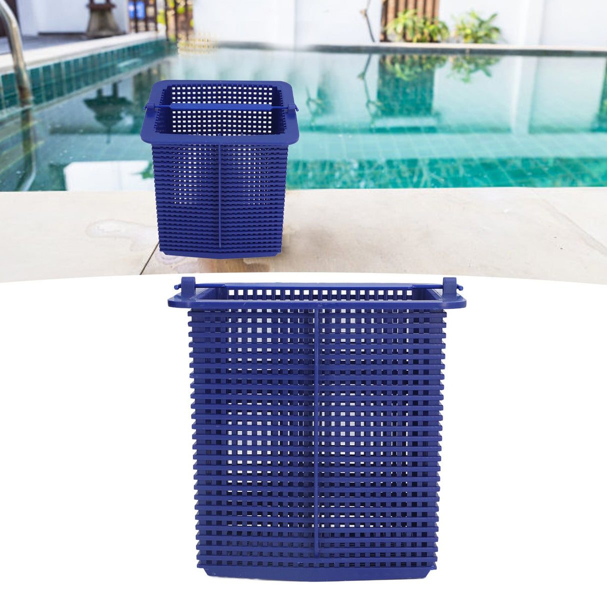 Replacement Skimmer Basket Plastic Swimming Pool Pump Basket Efficient Cleaning Accessory