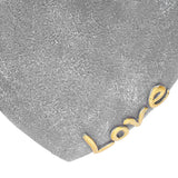 Pet Memorial Stone Heart Shaped Garden Memorial Tombstone Resin Dog Cat Gravestone for Lawn BackyardSesame Gray