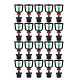 360° Hanging Rotating Refraction Nozzle Misting Sprayer Atomization Nozzle Irrigation Tool G1/2 Male Thread