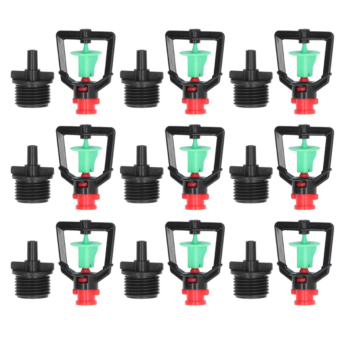 360° Hanging Rotating Refraction Nozzle Misting Sprayer Atomization Nozzle Irrigation Tool G1/2 Male Thread