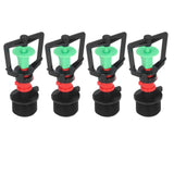 360° Hanging Rotating Refraction Nozzle Misting Sprayer Atomization Nozzle Irrigation Tool G1/2 Male Thread - Rear View