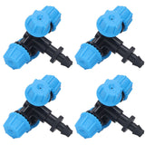 20Pcs Cross Spray Nozzle Irrigation Cross Atomization Micro Nozzle for Lawn Garden Terrace