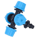 20Pcs Cross Spray Nozzle Irrigation Cross Atomization Micro Nozzle for Lawn Garden Terrace - Extra Image