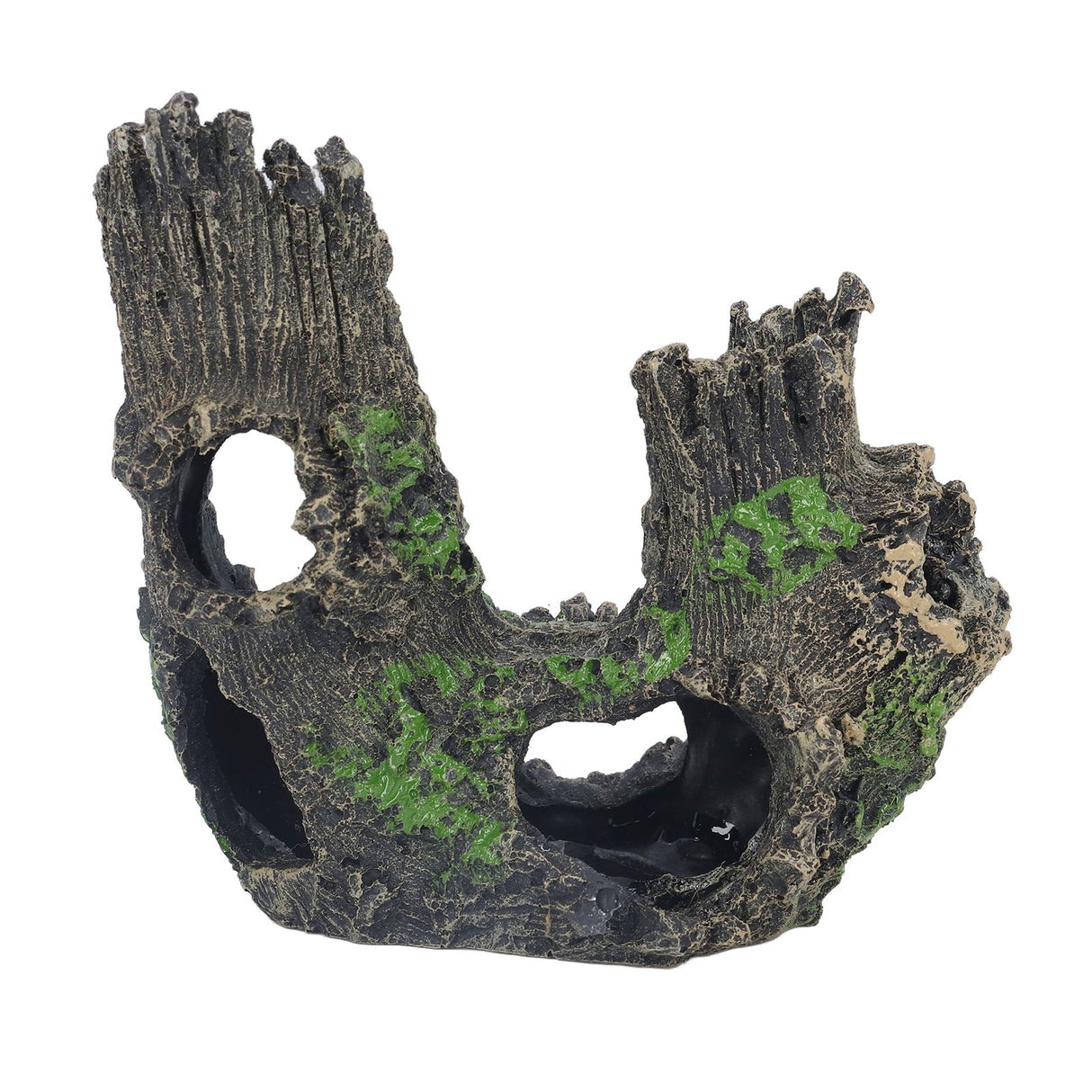 Aquarium Tree Stump Hole Exquisite Shrimp Dodging House Hollow Tree Hole Resin Crafts Decorations