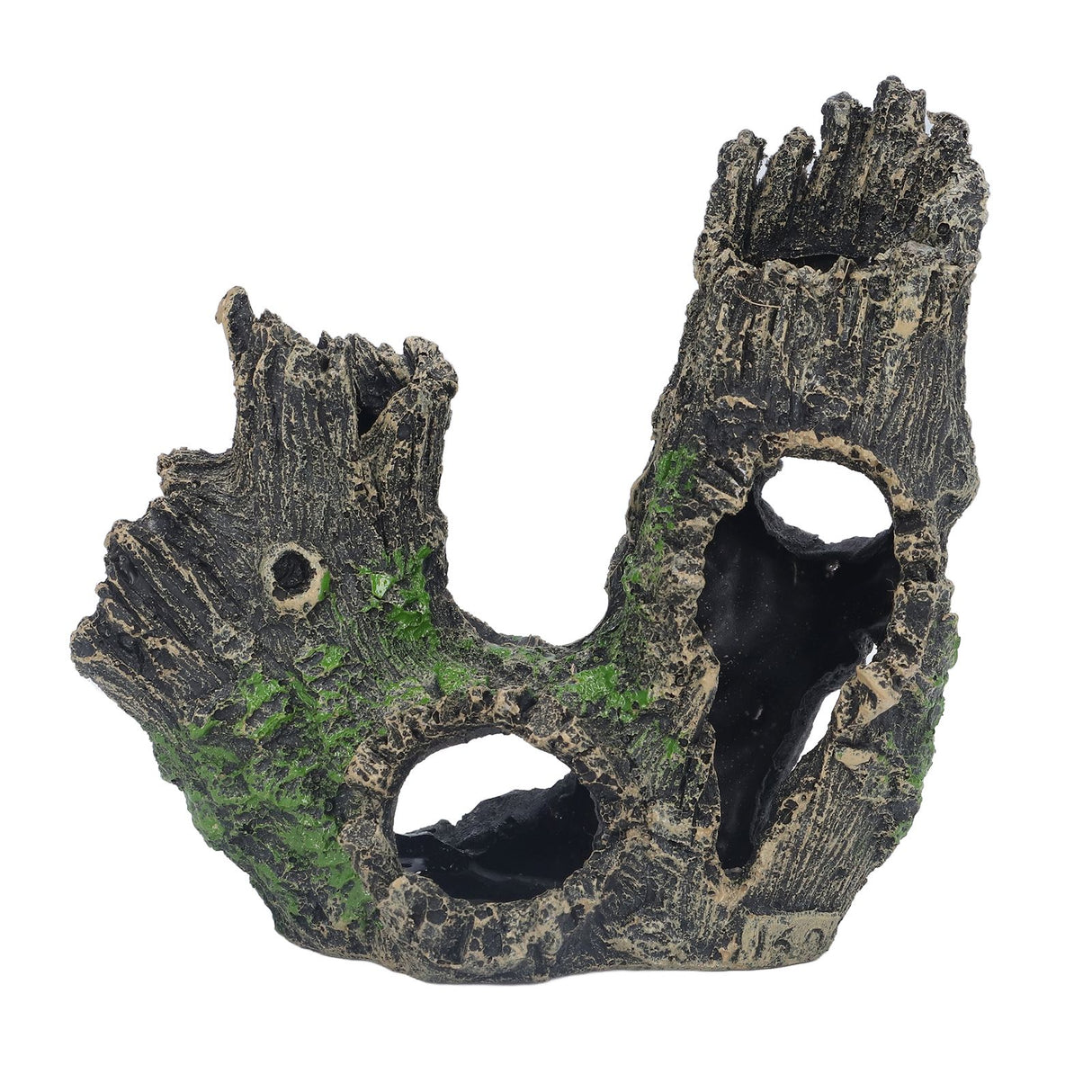 Aquarium Tree Stump Hole Exquisite Shrimp Dodging House Hollow Tree Hole Resin Crafts Decorations