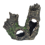 Aquarium Tree Stump Hole Exquisite Shrimp Dodging House Hollow Tree Hole Resin Crafts Decorations