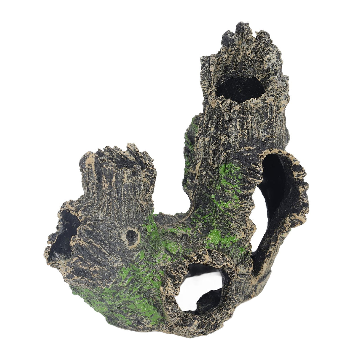 Aquarium Tree Stump Hole Exquisite Shrimp Dodging House Hollow Tree Hole Resin Crafts Decorations