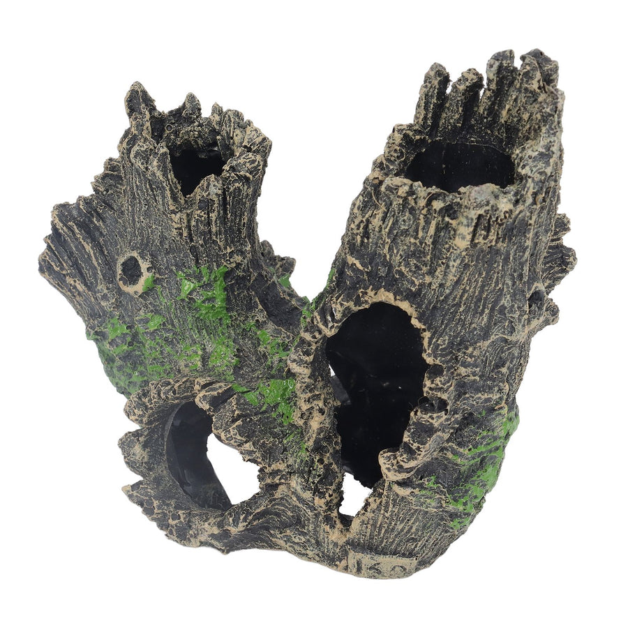 Aquarium Tree Stump Hole Exquisite Shrimp Dodging House Hollow Tree Hole Resin Crafts Decorations