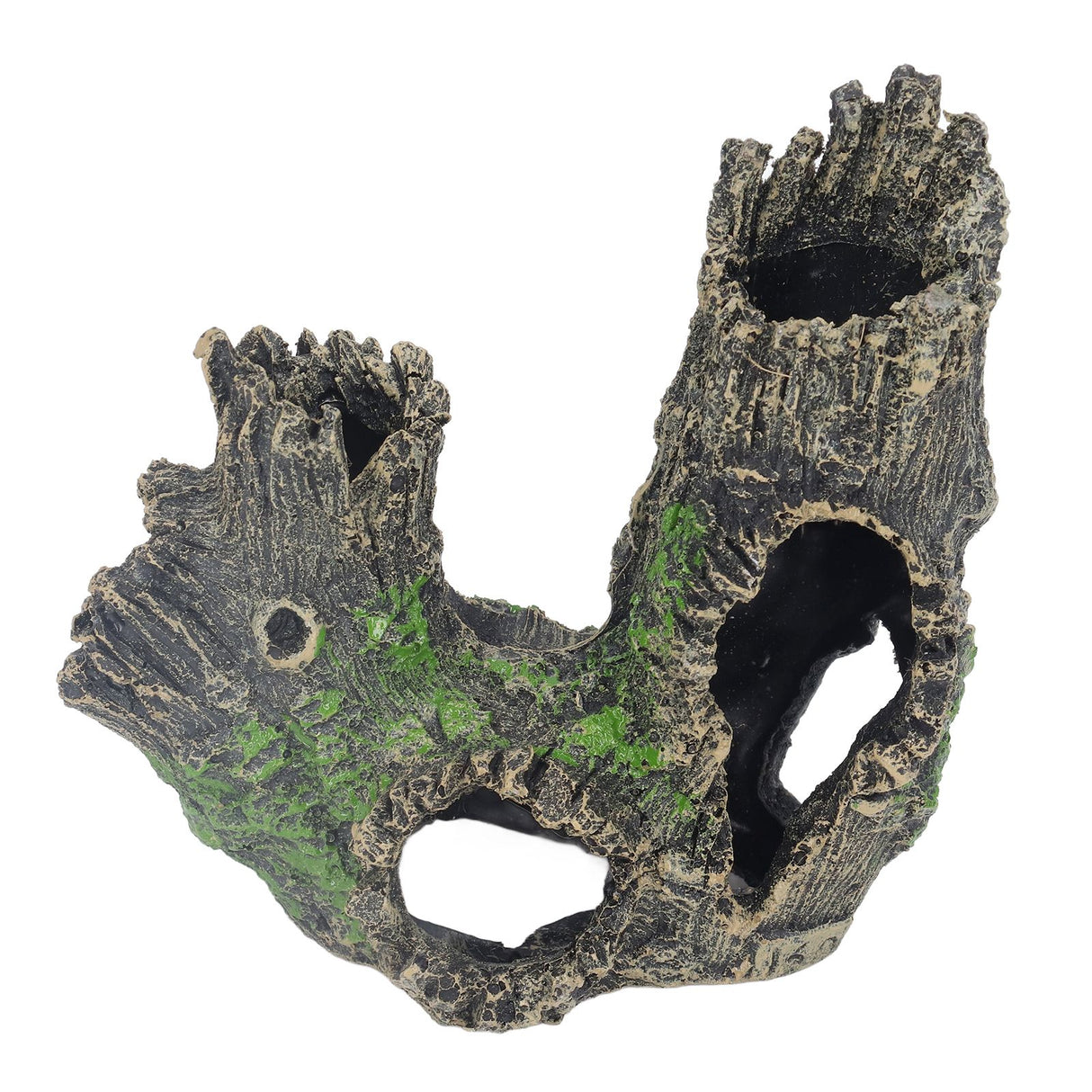 Aquarium Tree Stump Hole Exquisite Shrimp Dodging House Hollow Tree Hole Resin Crafts Decorations