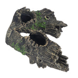 Aquarium Tree Stump Hole Exquisite Shrimp Dodging House Hollow Tree Hole Resin Crafts Decorations