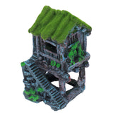 Aquarium Resin Pavilion Ornaments Vivid Lifelike Details Safe Resin Fish Tank Pavilion Landscaping for Decoration - Front View