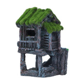 Aquarium Resin Pavilion Ornaments Vivid Lifelike Details Safe Resin Fish Tank Pavilion Landscaping for Decoration - Extra Image
