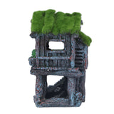 Aquarium Resin Pavilion Ornaments Vivid Lifelike Details Safe Resin Fish Tank Pavilion Landscaping for Decoration