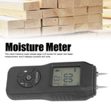 Wood Moisture Meter Large LCD Easy Operation ATC Function Wide Application Stable Accurate Durable Water Leaking Detector