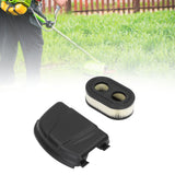 Lawn Mower Air Filter Replacement Plastic Garden Mower Filter Cover Set for Lawn Trimmer 798452 590548 - Extra Image